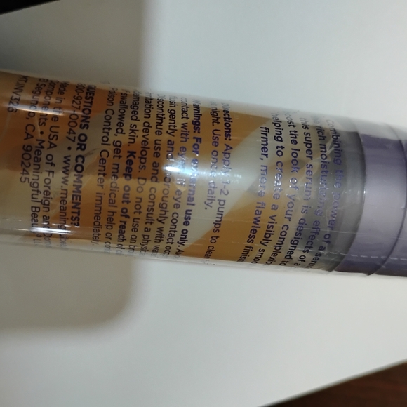 Meaningful Beauty Crème de Sérum - Purple and Gold - Picture 4 of 6